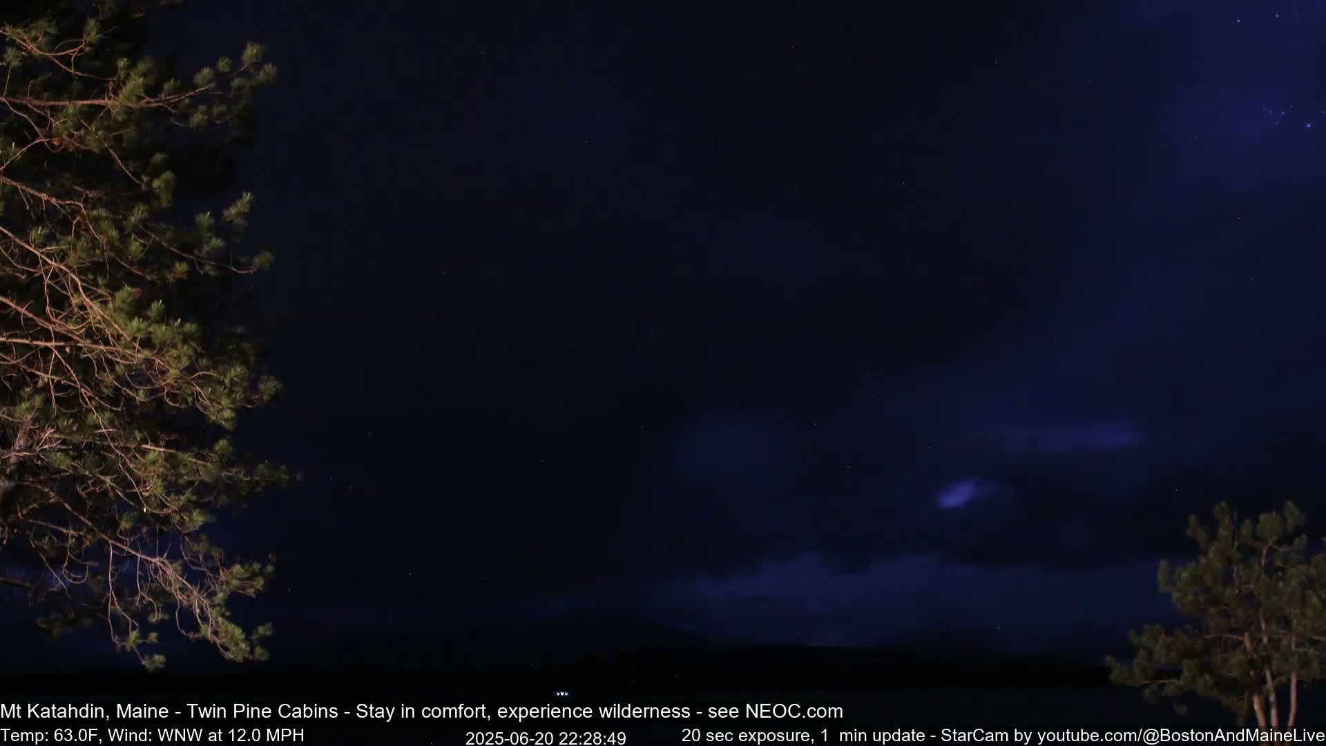 Mt Katahdin Live Cam - Millinocket, Maine, USA