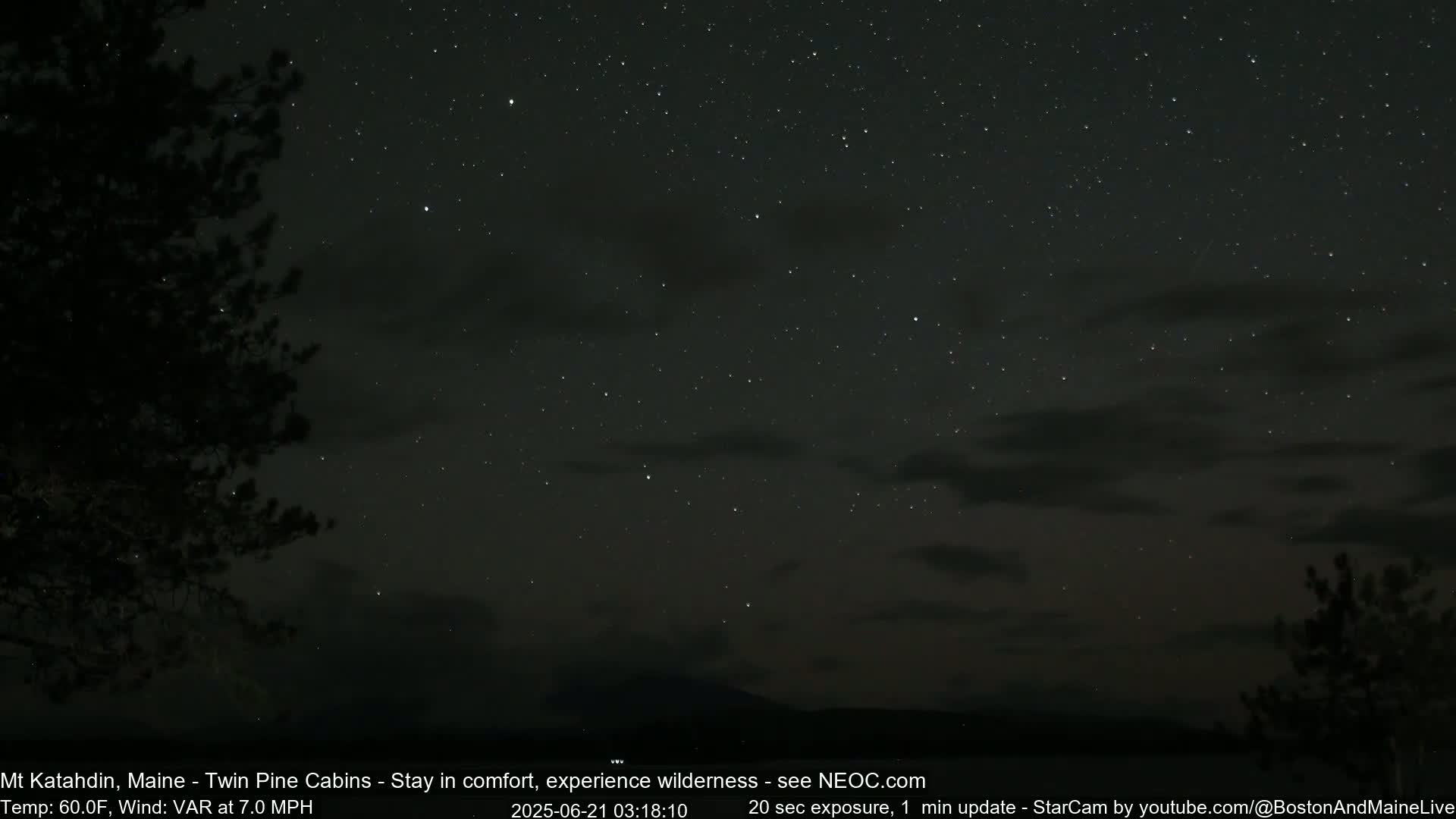 Mt Katahdin Live Cam - Millinocket, Maine, USA