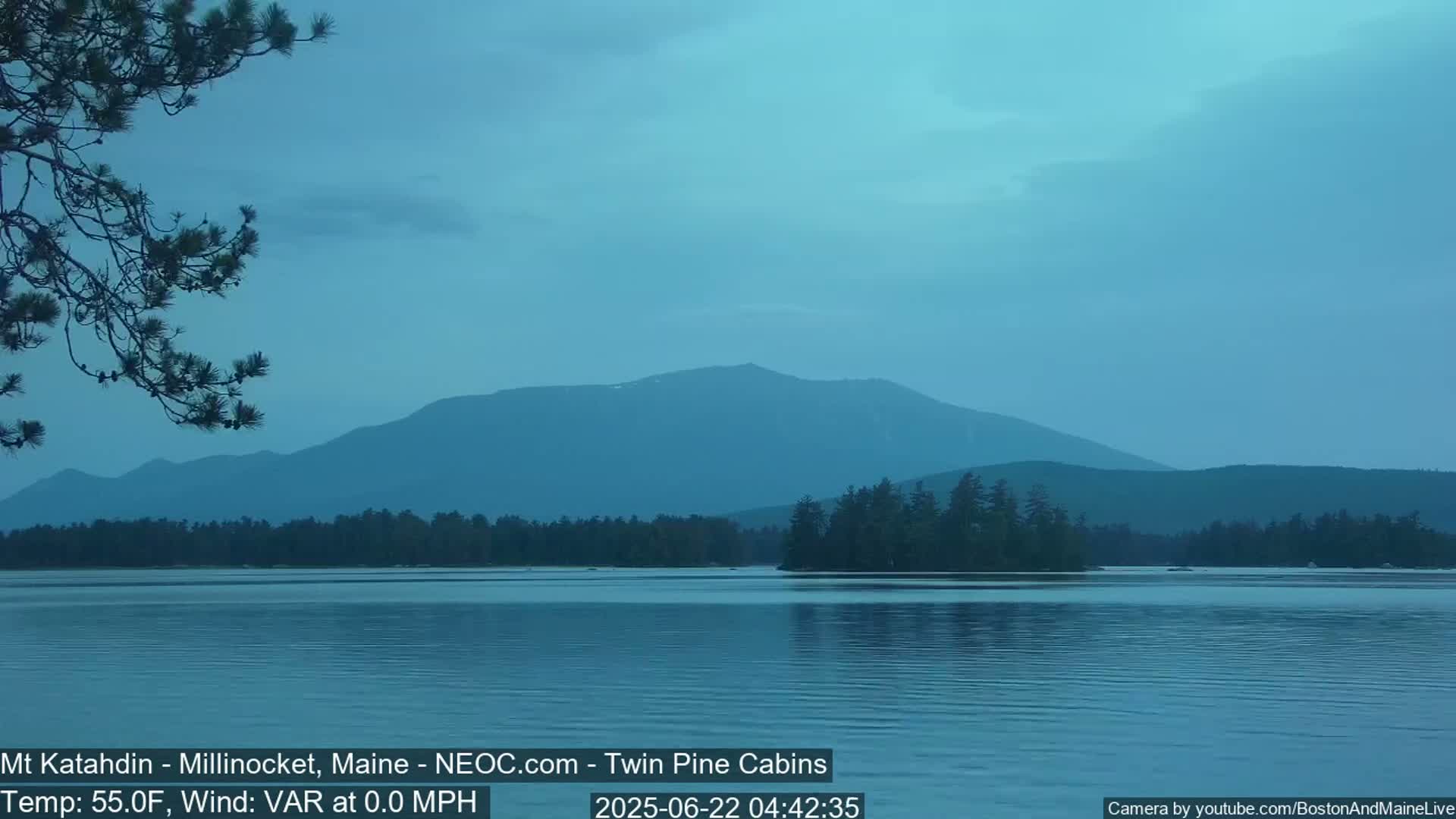 Mt Katahdin Live Cam - Millinocket, Maine, USA