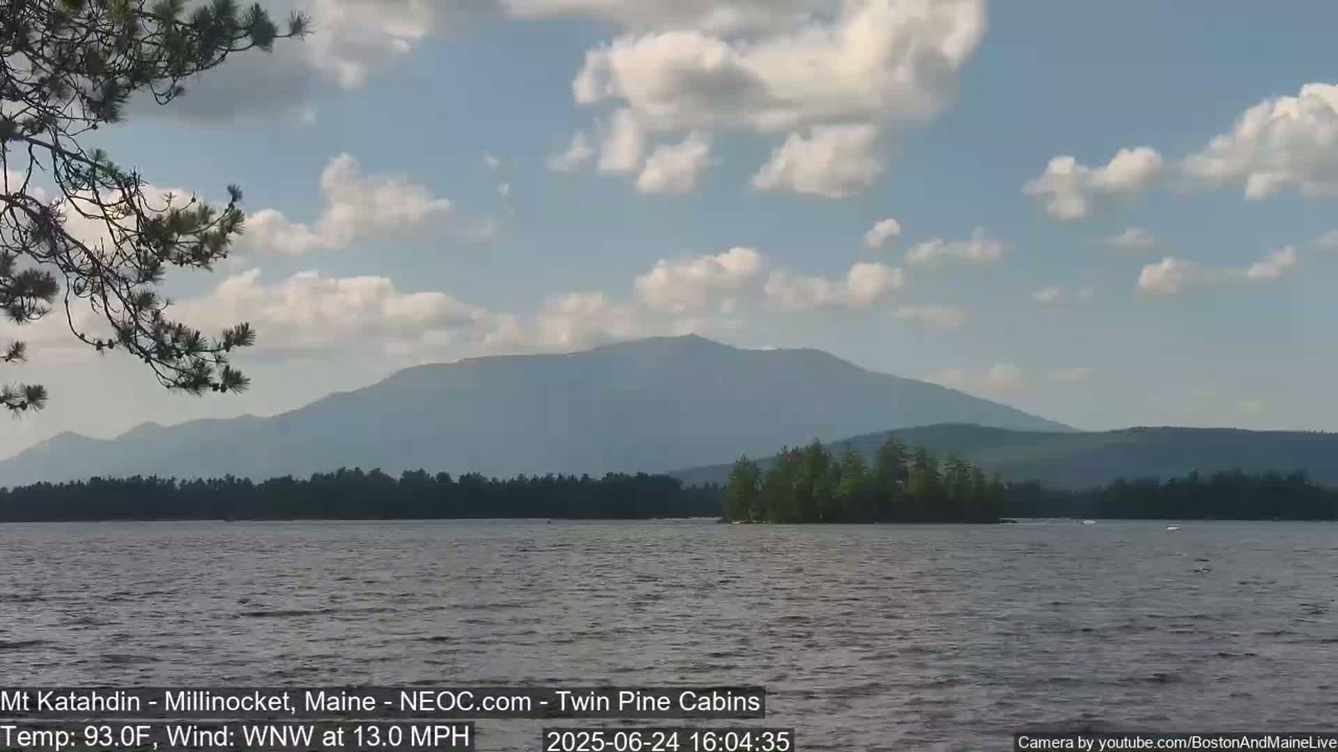 Mt Katahdin Live Cam - Millinocket, Maine, USA