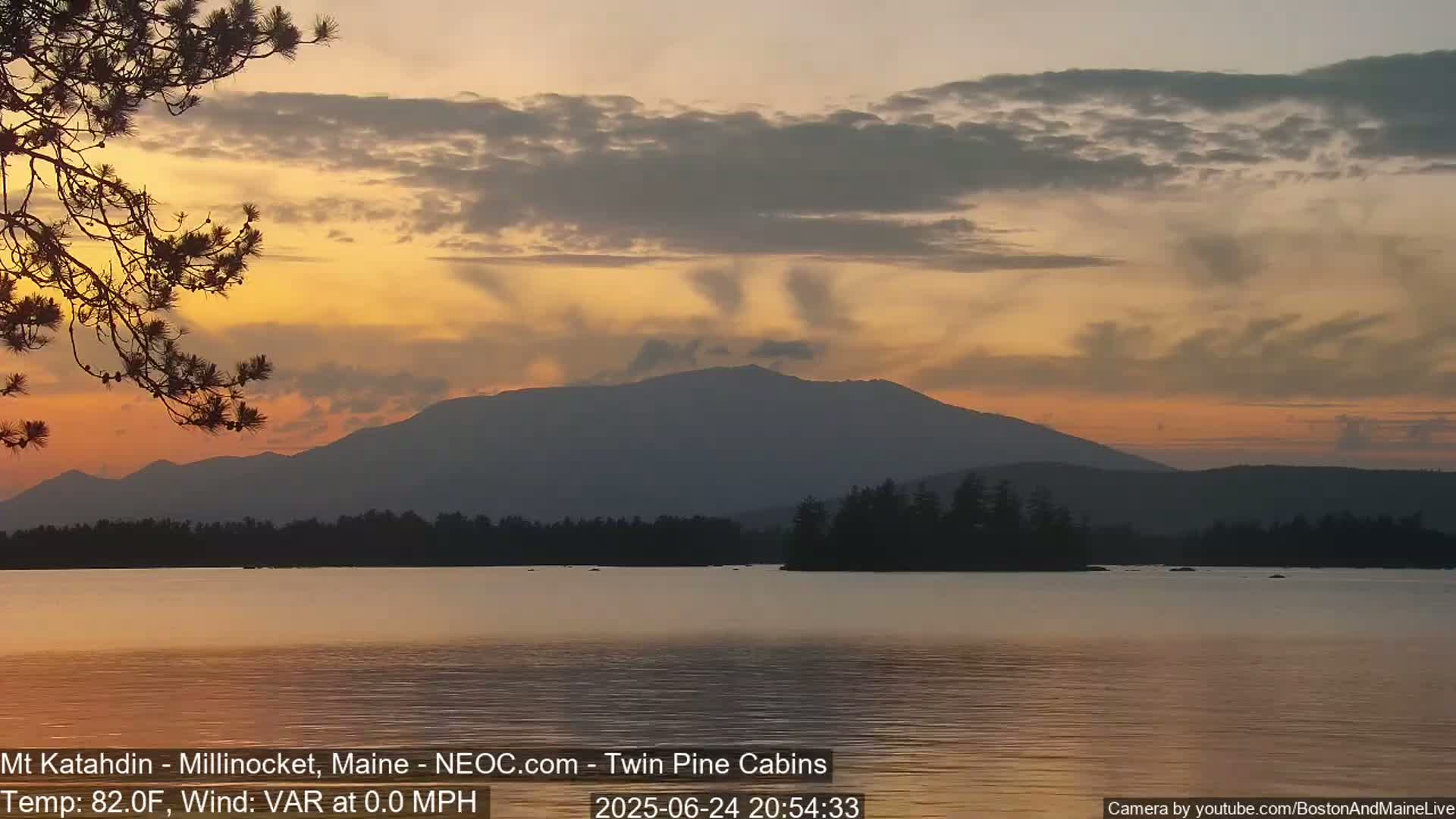 Mt Katahdin Live Cam - Millinocket, Maine, USA