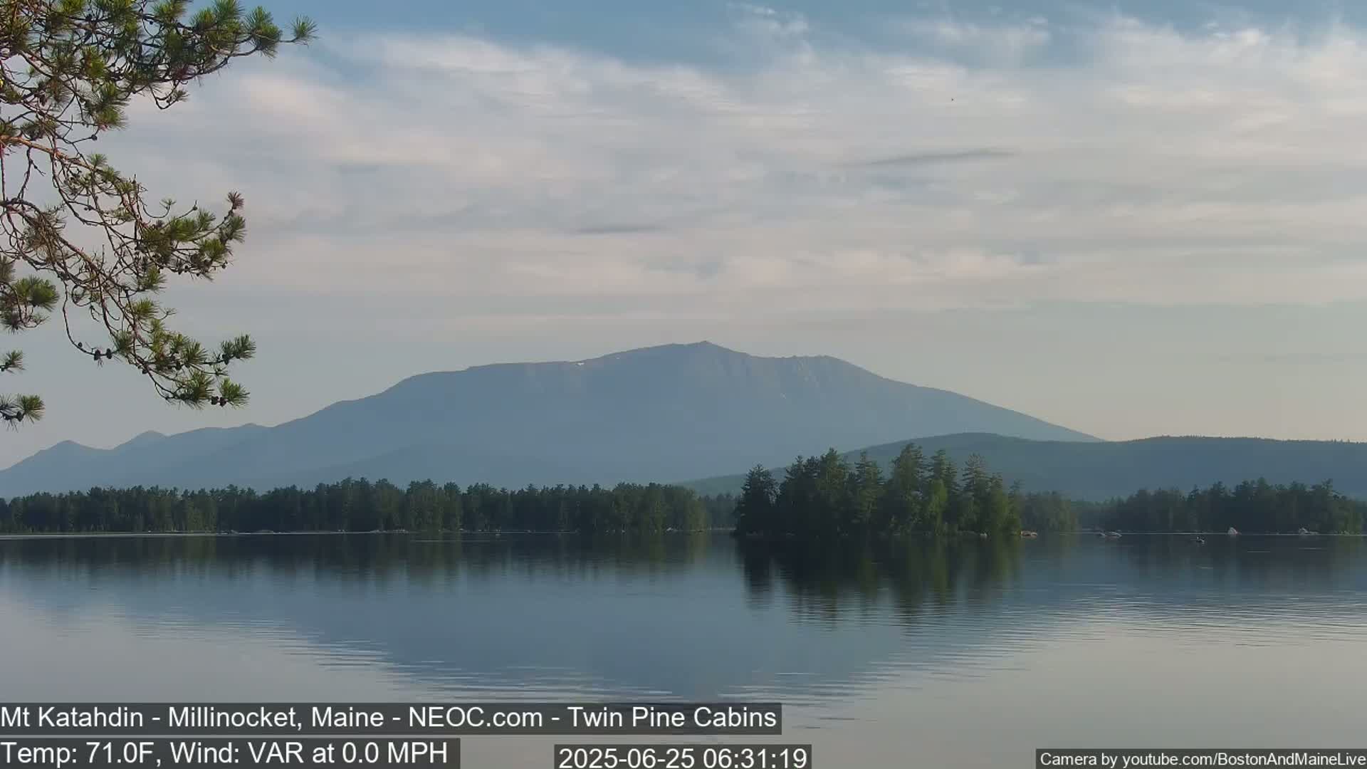 Mt Katahdin Live Cam - Millinocket, Maine, USA