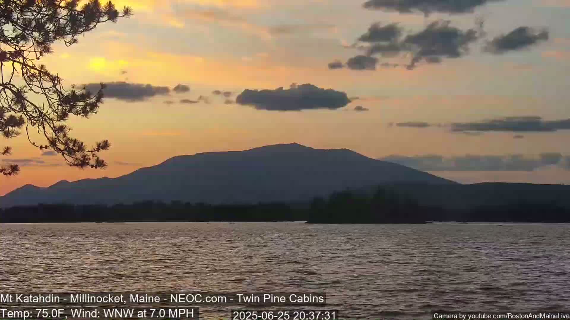 Mt Katahdin Live Cam - Millinocket, Maine, USA