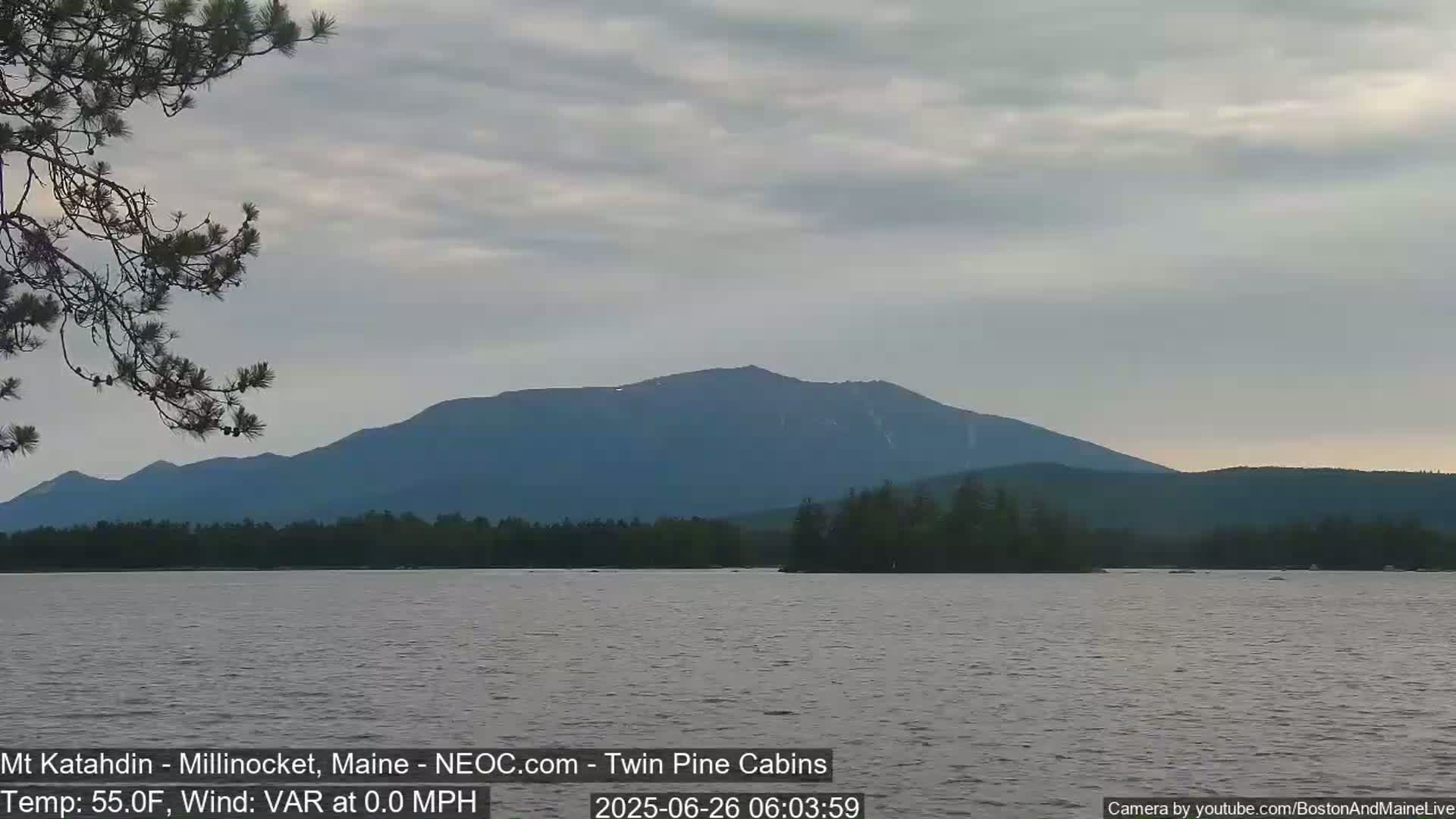 Mt Katahdin Live Cam - Millinocket, Maine, USA