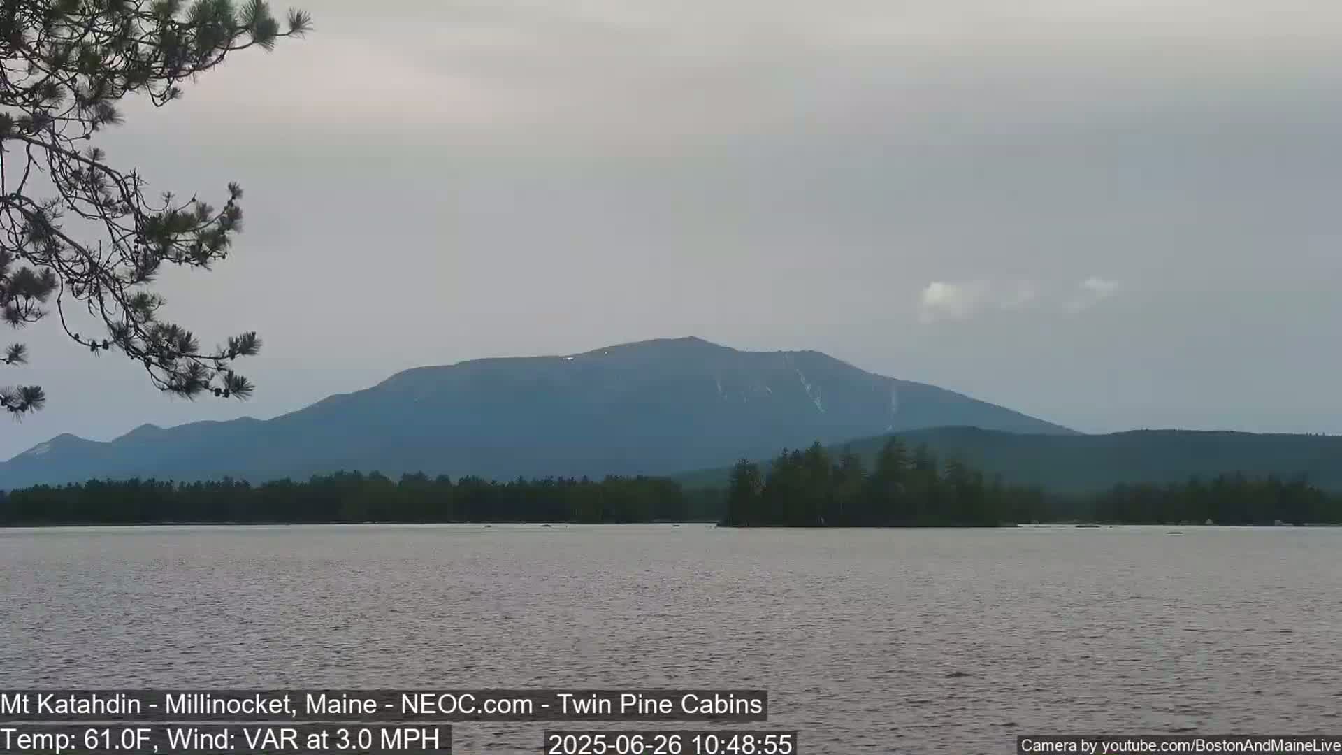 Mt Katahdin Live Cam - Millinocket, Maine, USA