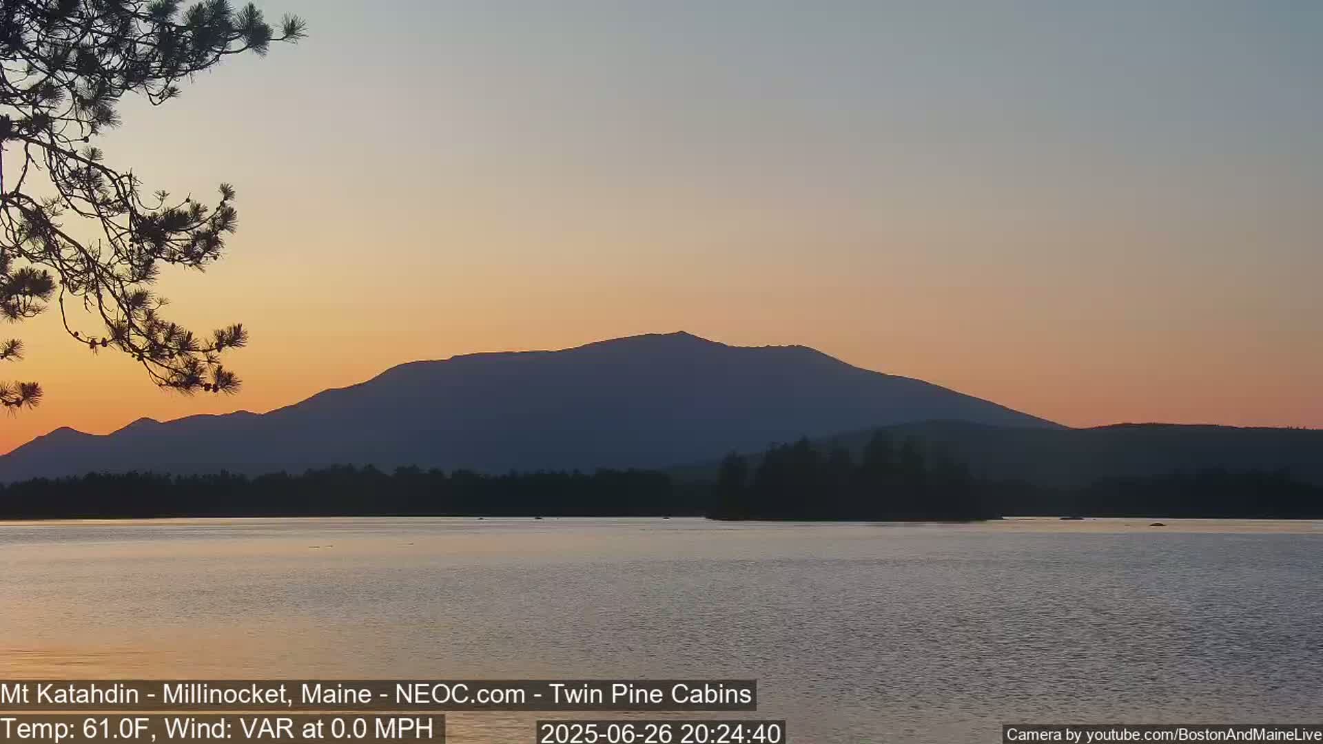 Mt Katahdin Live Cam - Millinocket, Maine, USA
