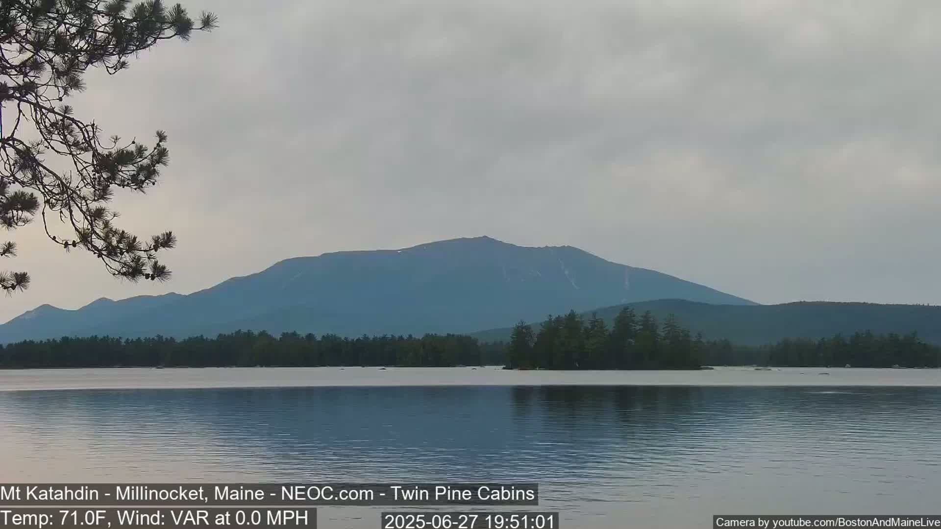 Mt Katahdin Live Cam - Millinocket, Maine, USA
