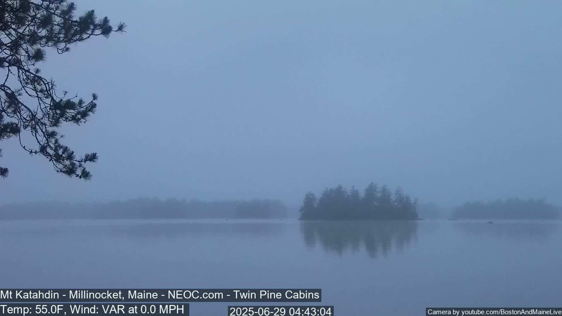 Mt Katahdin Live Cam - Millinocket, Maine, USA
