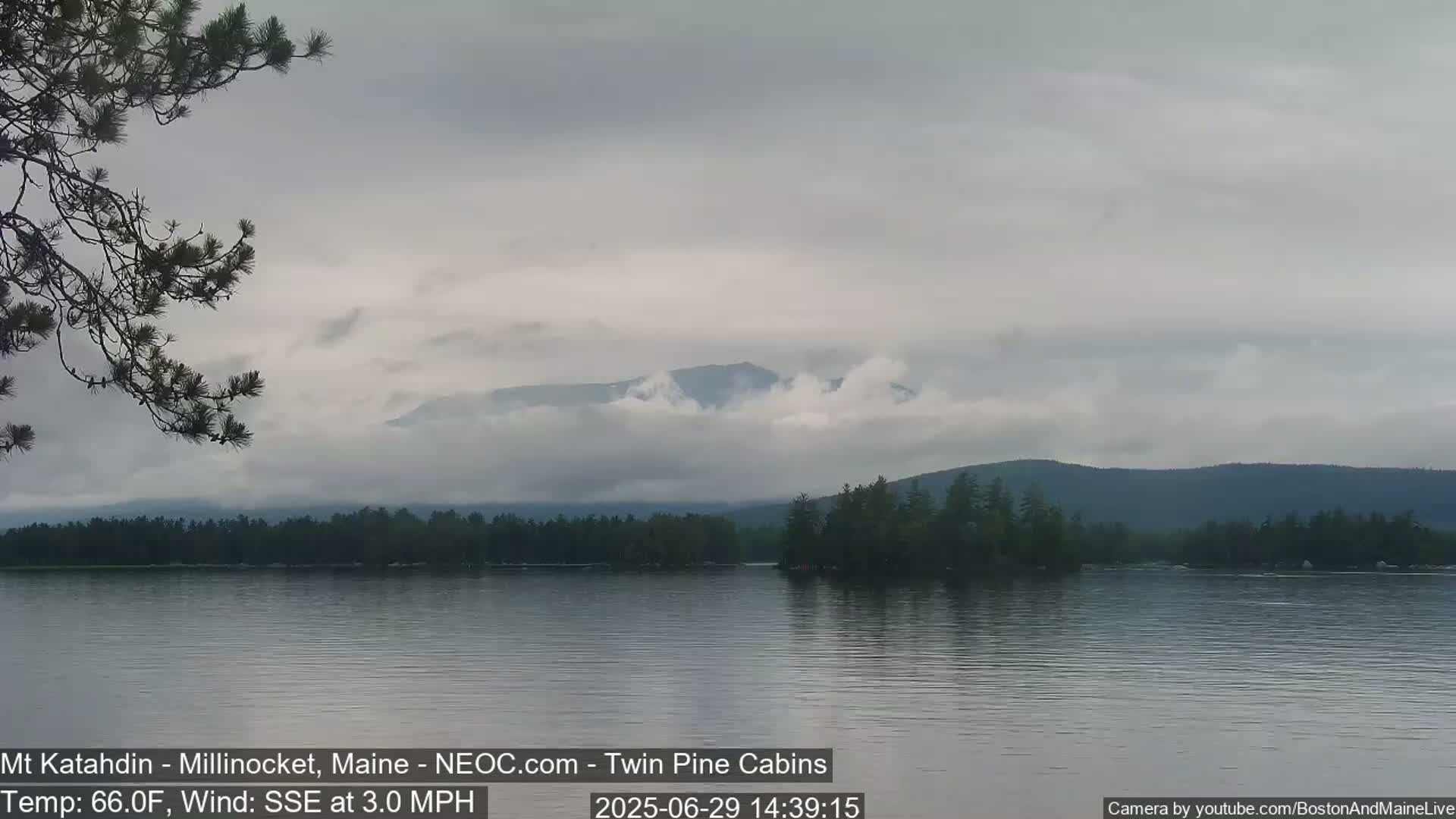 Mt Katahdin Live Cam - Millinocket, Maine, USA