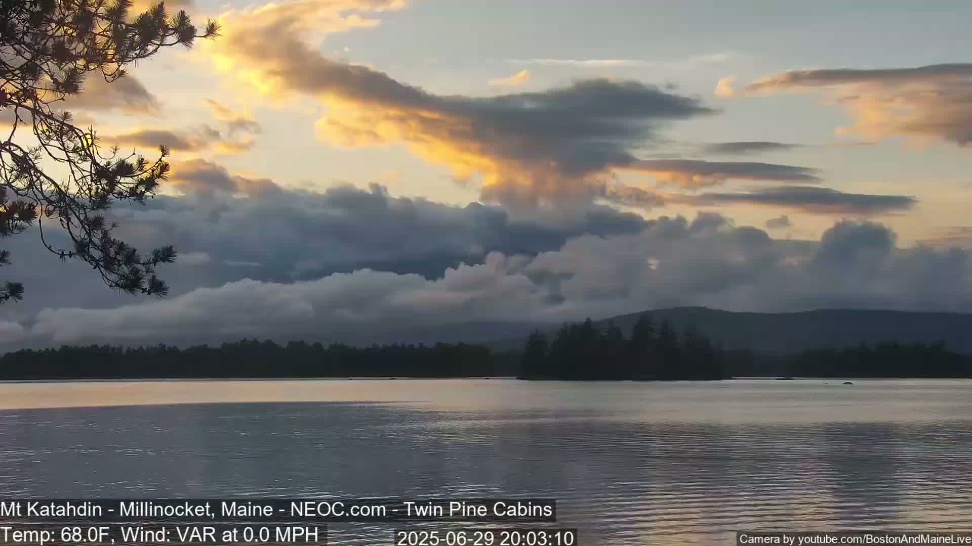 Mt Katahdin Live Cam - Millinocket, Maine, USA