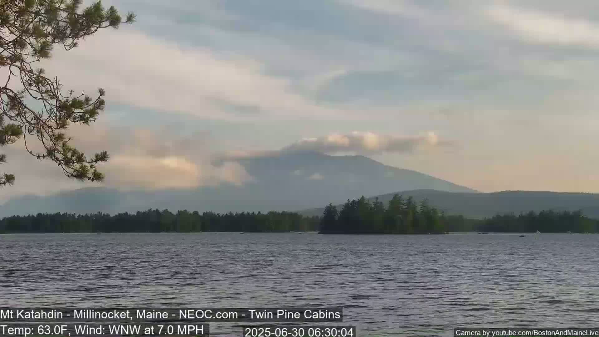 Mt Katahdin Live Cam - Millinocket, Maine, USA