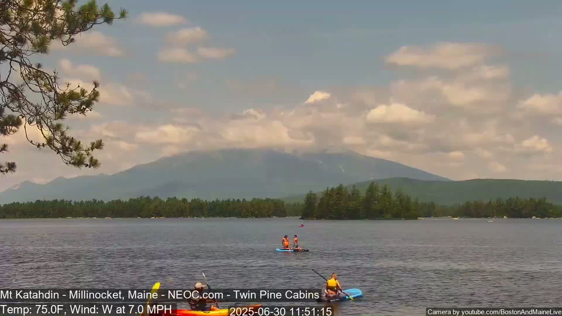 Mt Katahdin Live Cam - Millinocket, Maine, USA