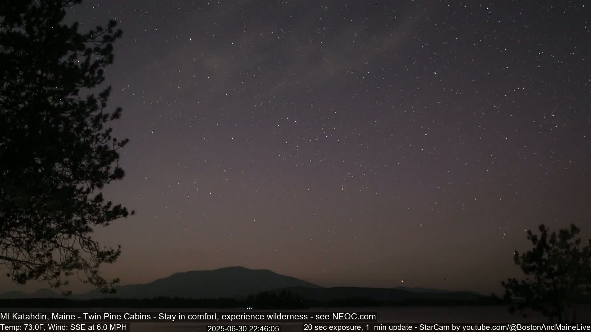 Mt Katahdin Live Cam - Millinocket, Maine, USA