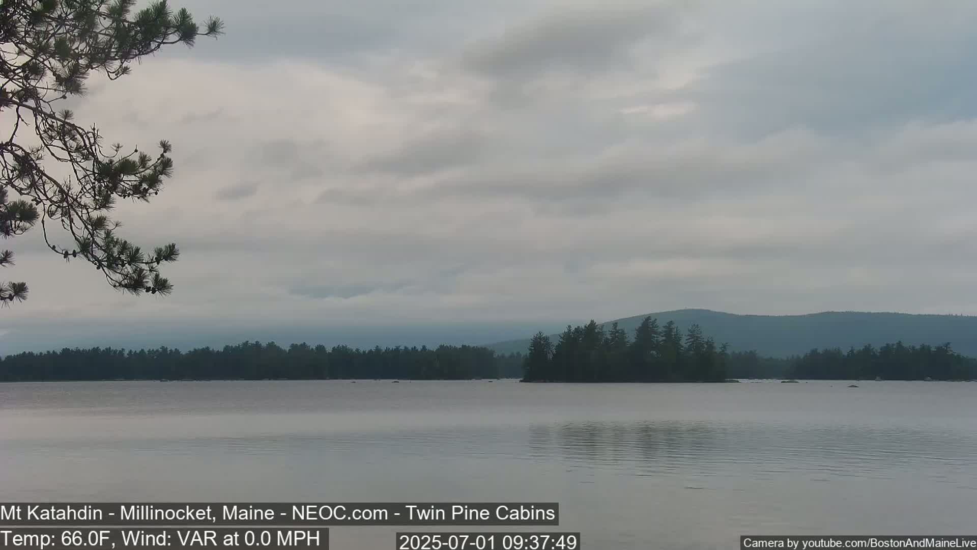 Mt Katahdin Live Cam - Millinocket, Maine, USA