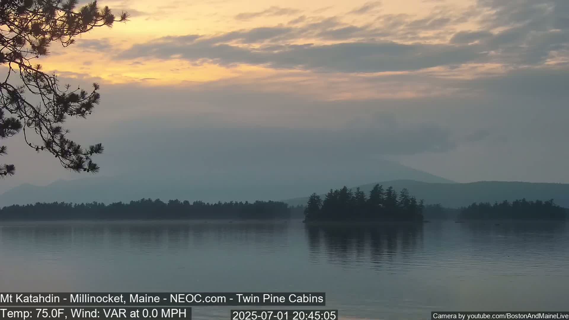 Mt Katahdin Live Cam - Millinocket, Maine, USA