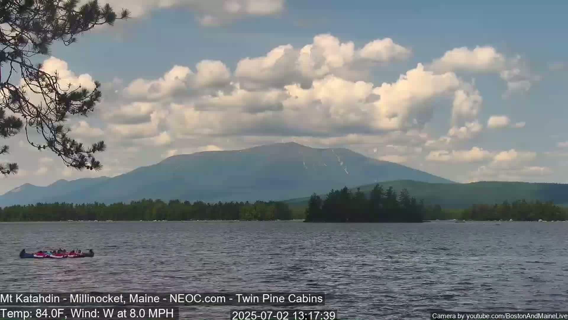 Mt Katahdin Live Cam - Millinocket, Maine, USA