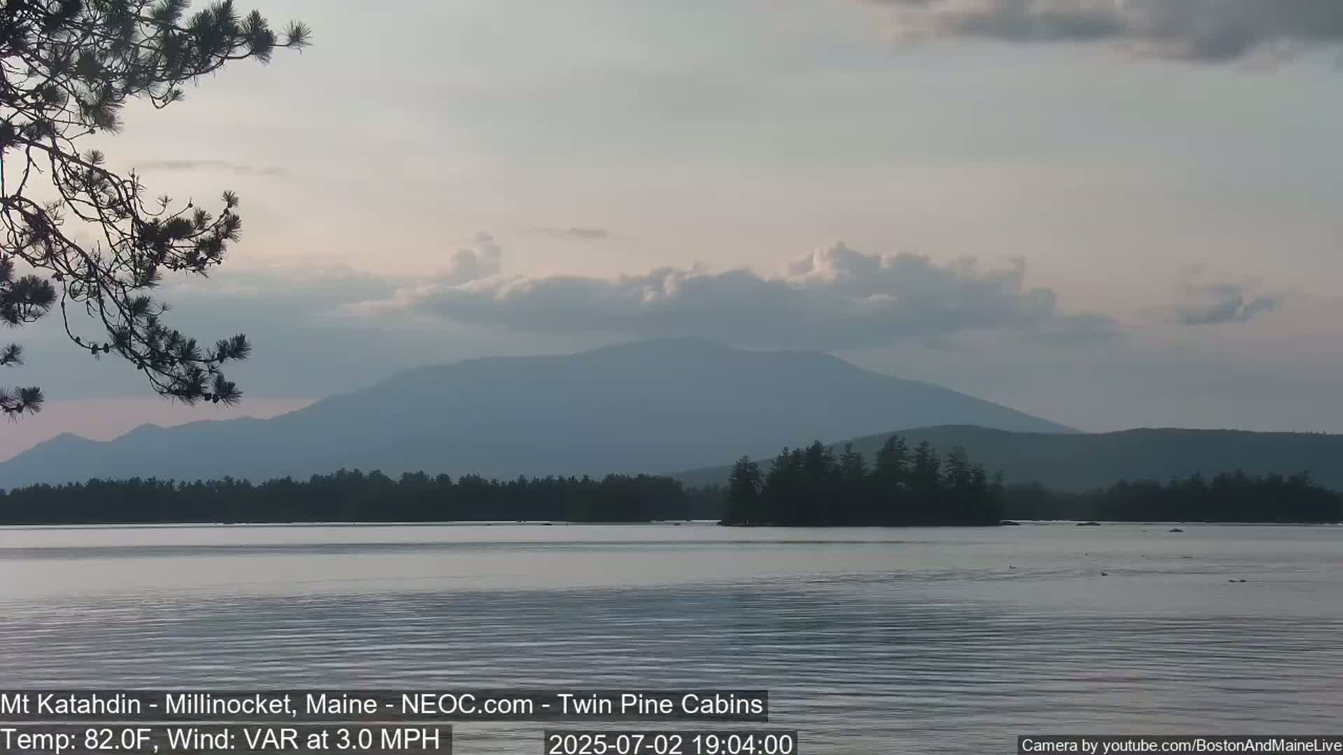 Mt Katahdin Live Cam - Millinocket, Maine, USA