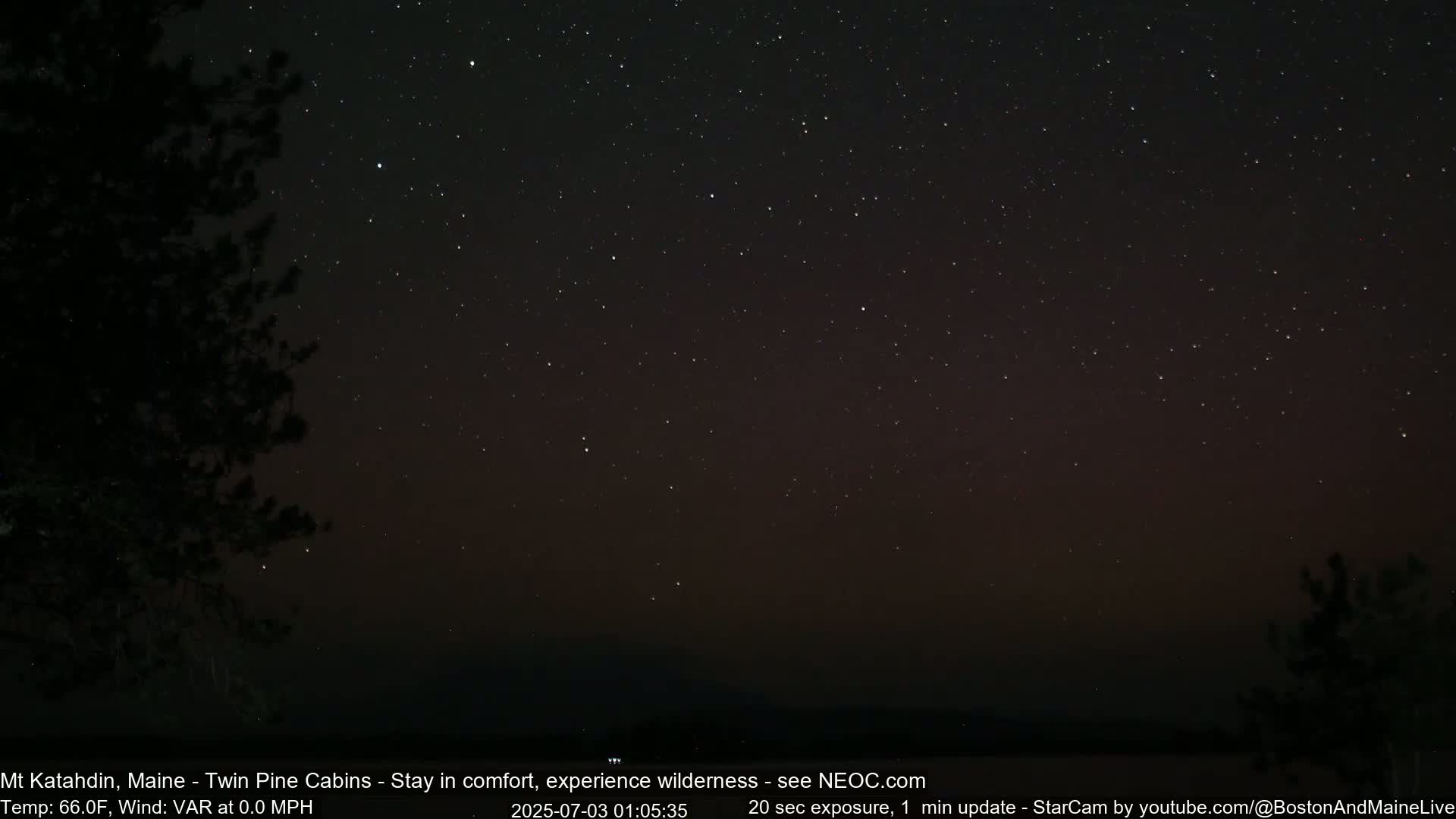 Mt Katahdin Live Cam - Millinocket, Maine, USA