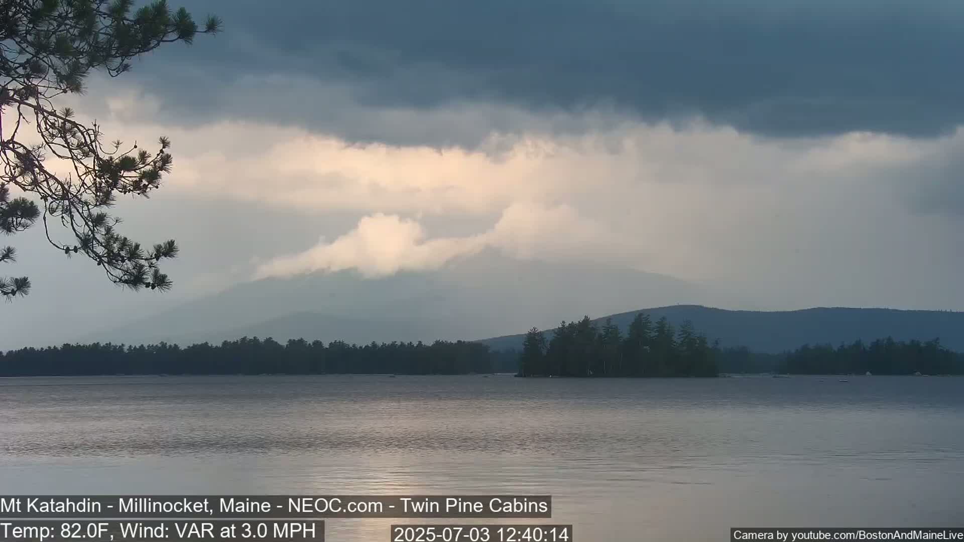 Mt Katahdin Live Cam - Millinocket, Maine, USA