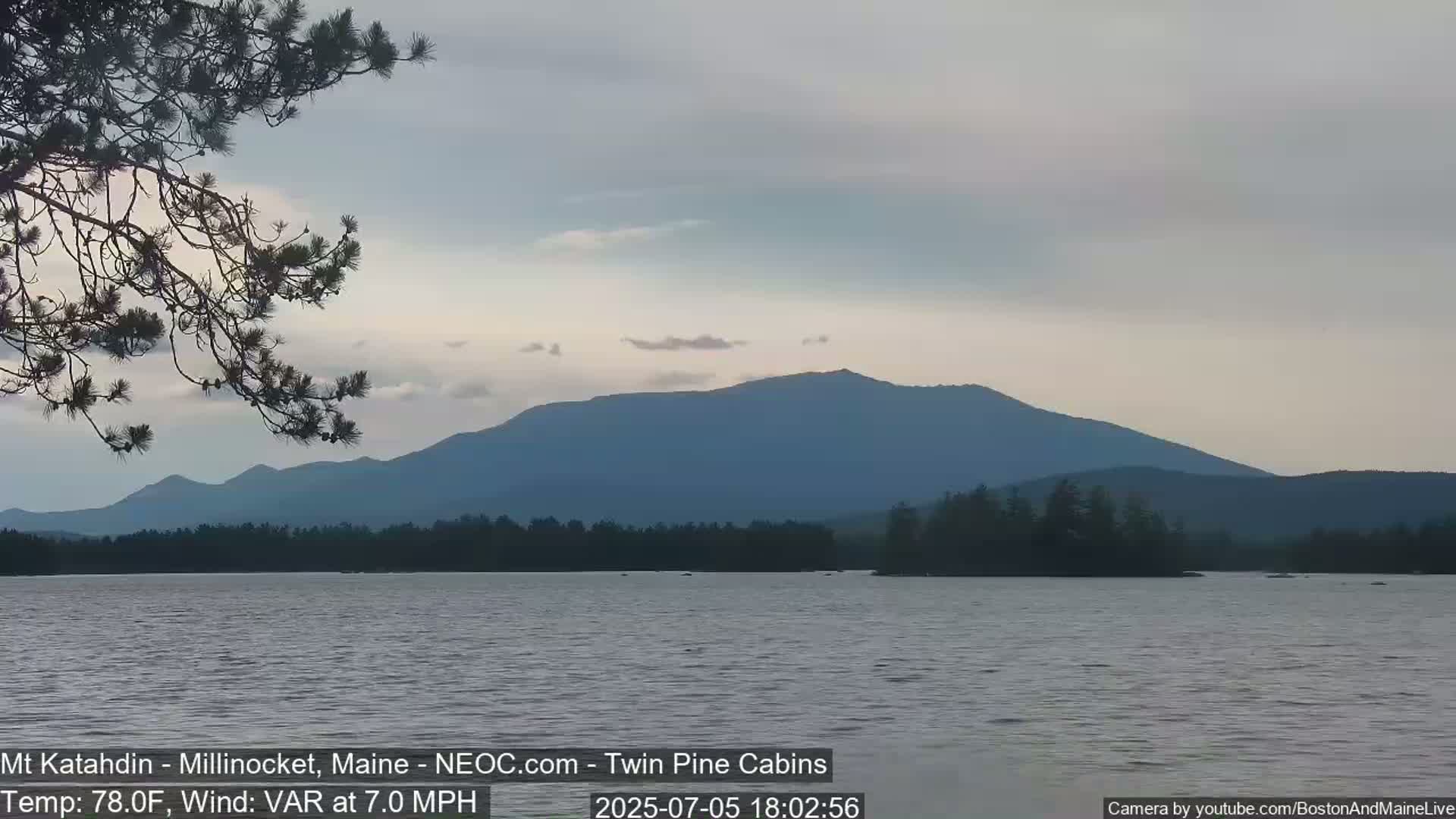 Mt Katahdin Live Cam - Millinocket, Maine, USA