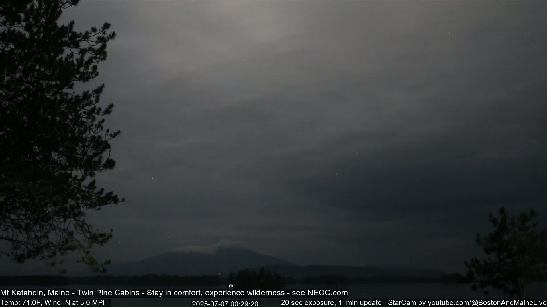 Mt Katahdin Live Cam - Millinocket, Maine, USA