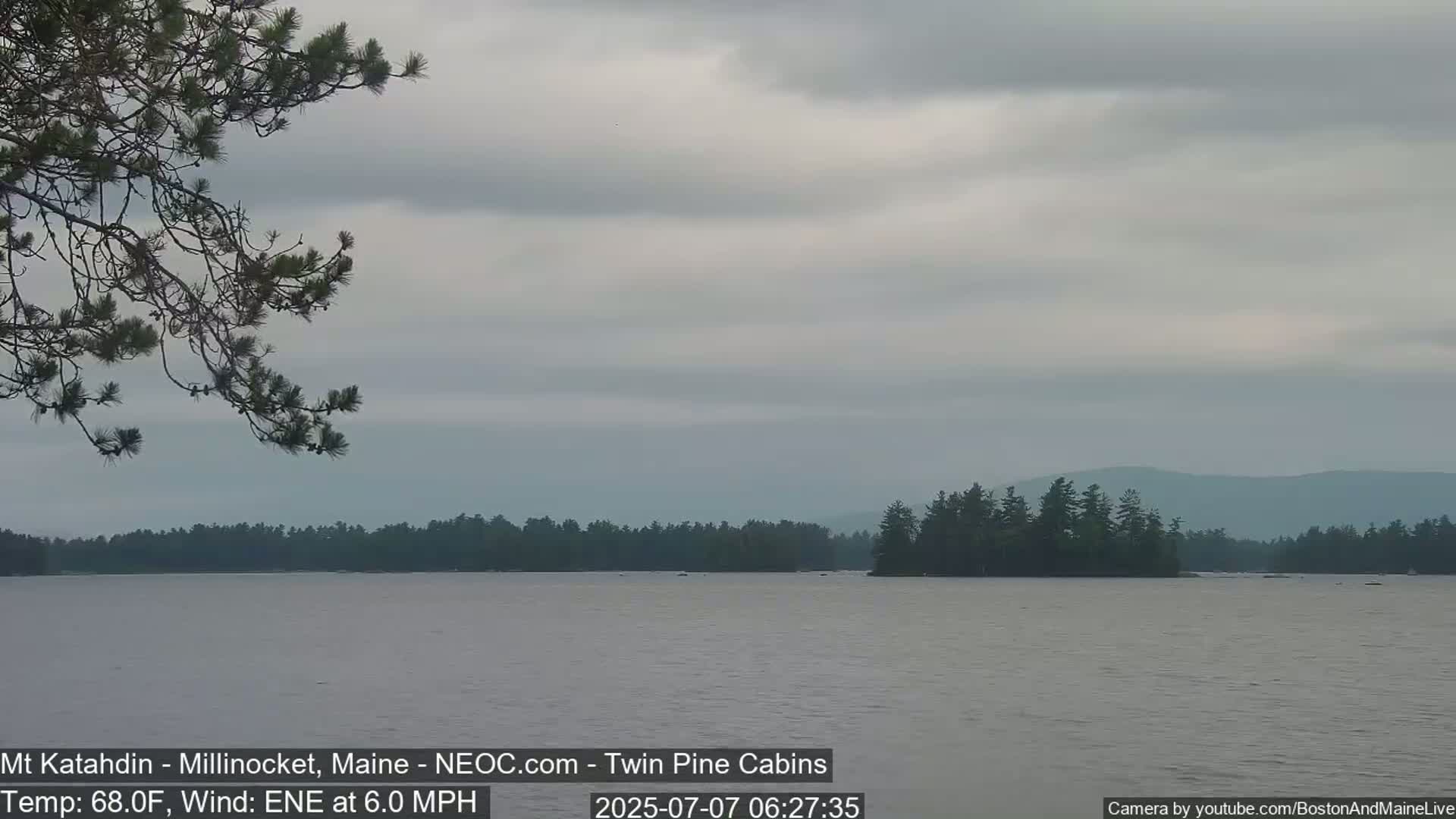 Mt Katahdin Live Cam - Millinocket, Maine, USA