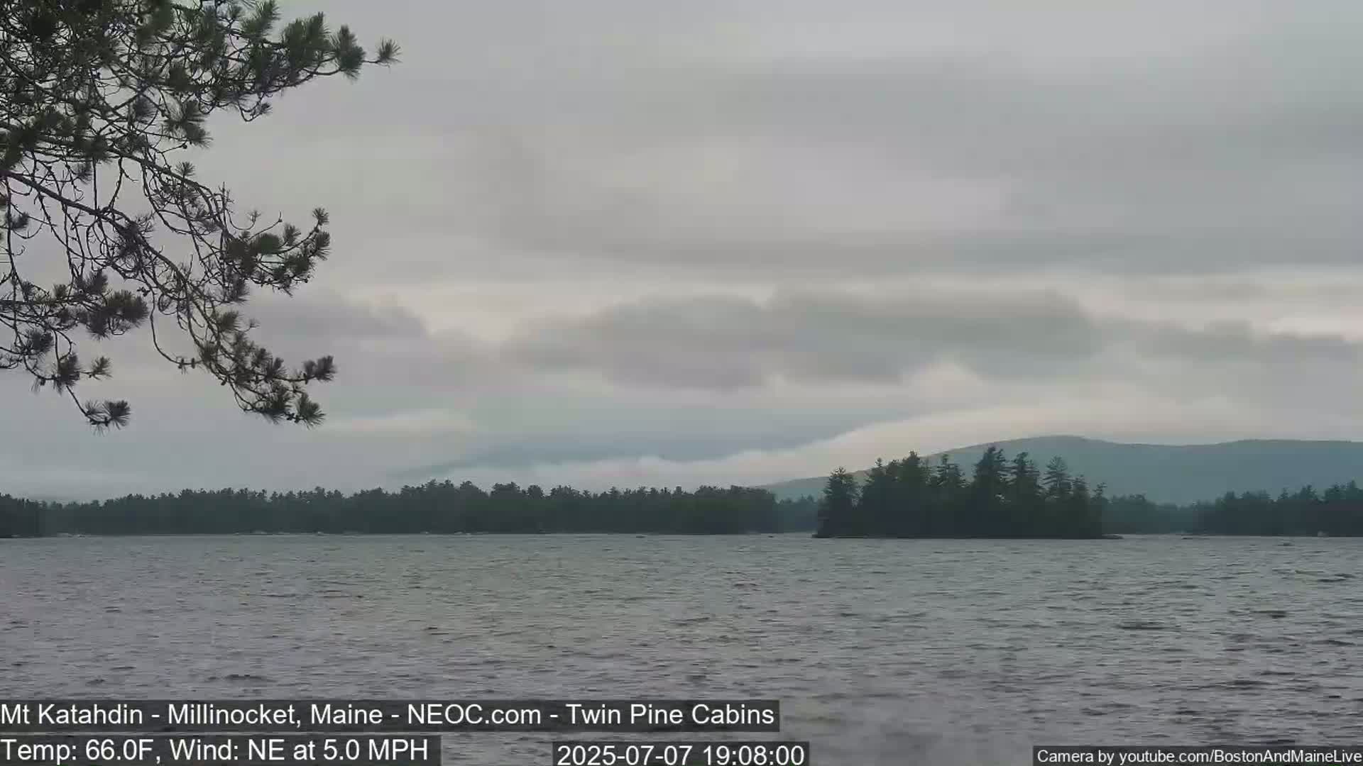 Mt Katahdin Live Cam - Millinocket, Maine, USA