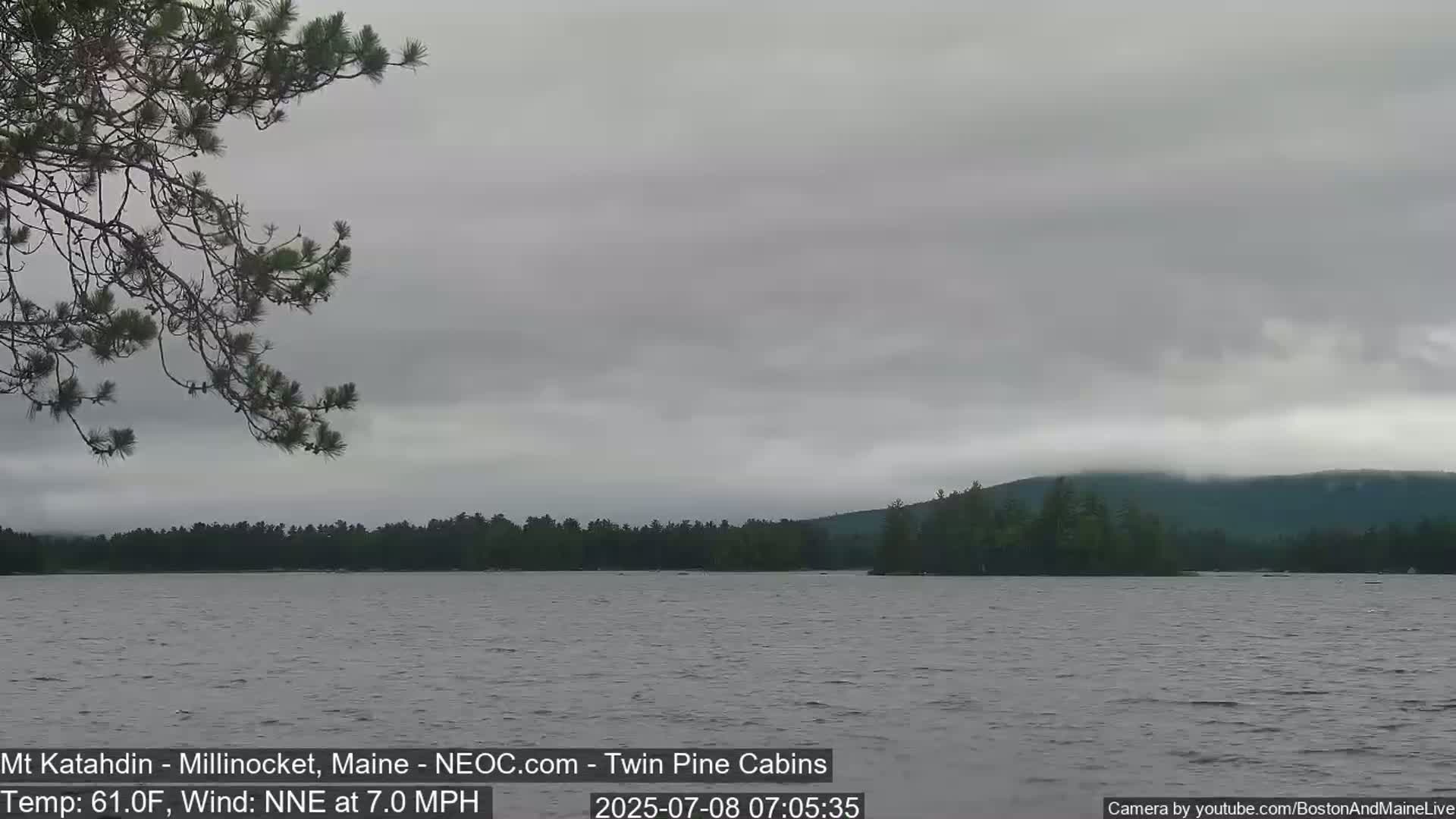 Mt Katahdin Live Cam - Millinocket, Maine, USA