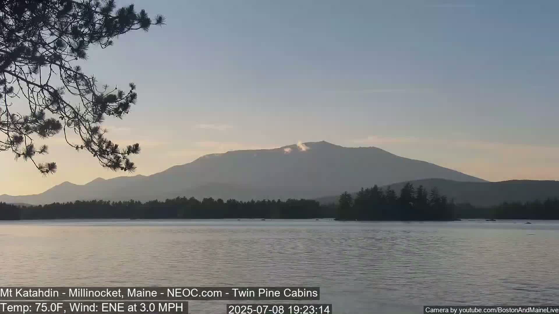 Mt Katahdin Live Cam - Millinocket, Maine, USA