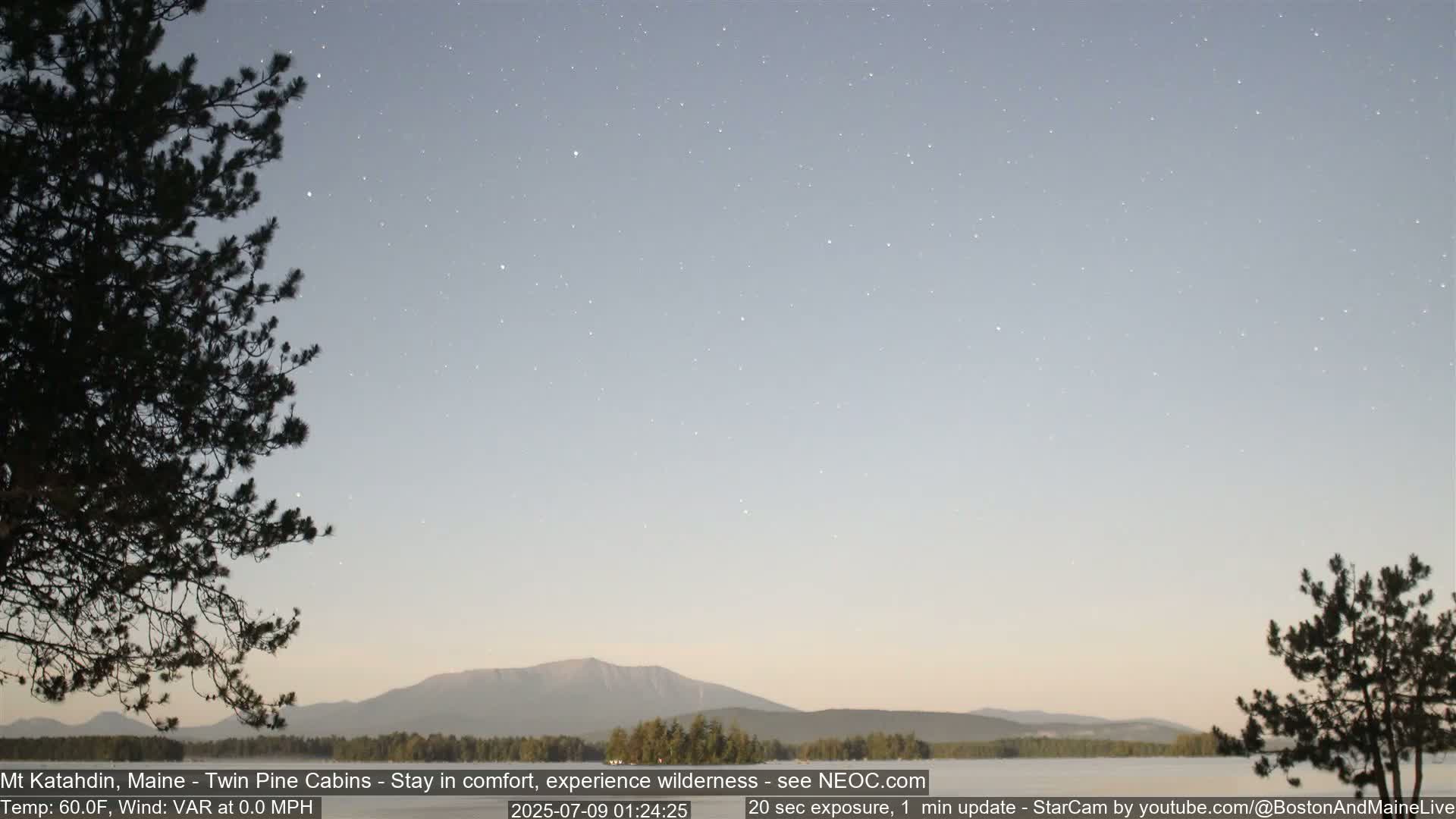 Mt Katahdin Live Cam - Millinocket, Maine, USA