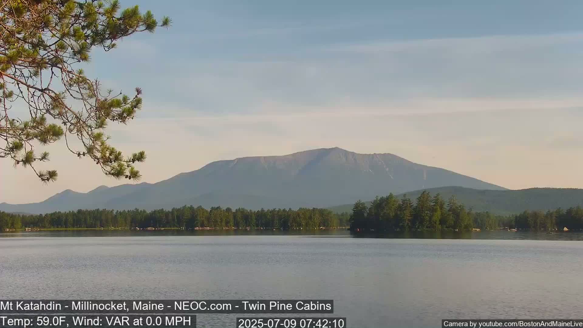 Mt Katahdin Live Cam - Millinocket, Maine, USA