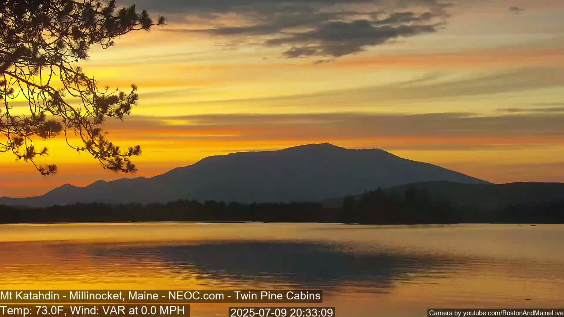 Mt Katahdin Live Cam - Millinocket, Maine, USA