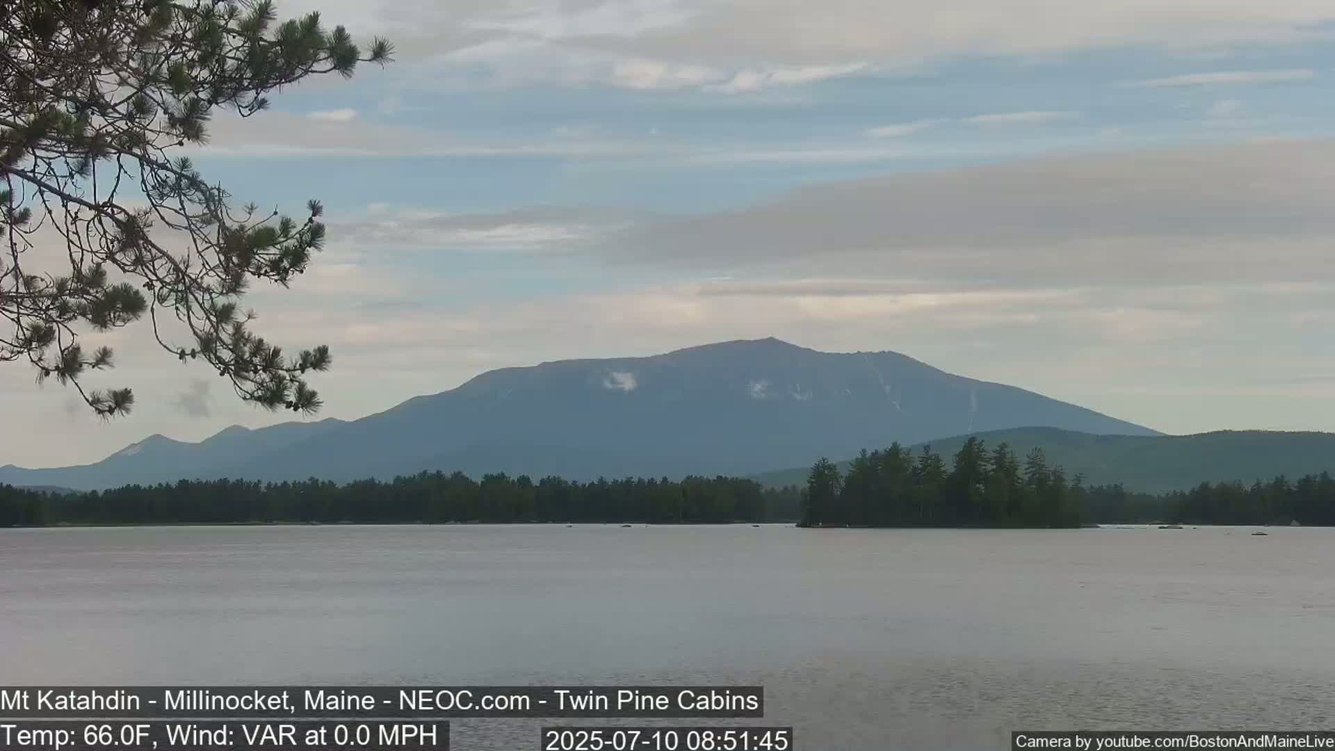 Mt Katahdin Live Cam - Millinocket, Maine, USA