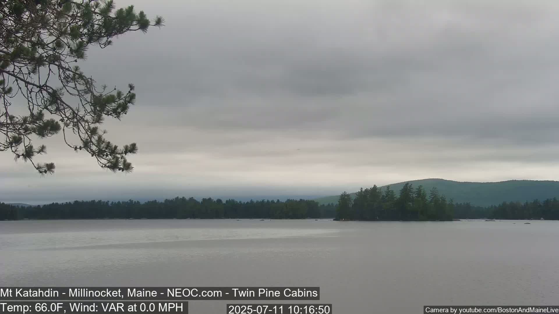 Mt Katahdin Live Cam - Millinocket, Maine, USA