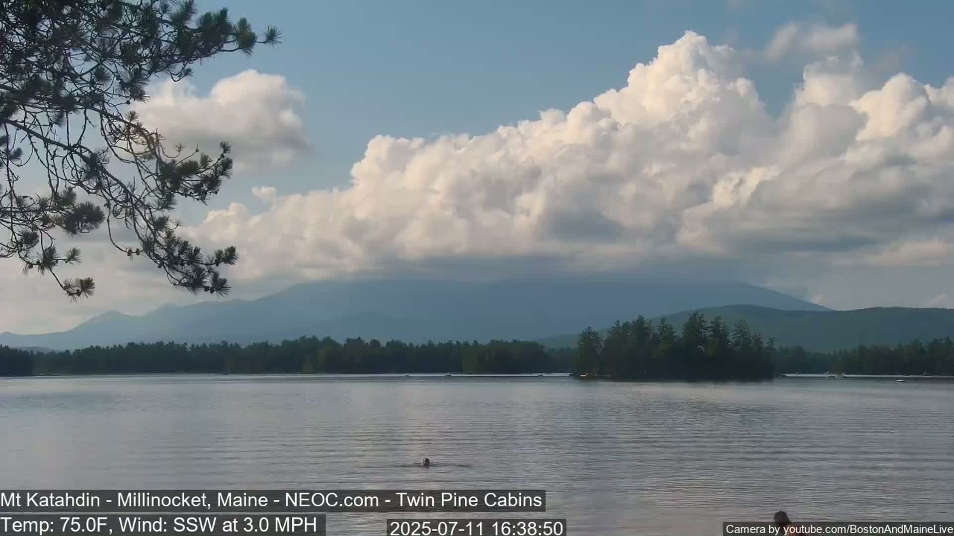 Mt Katahdin Live Cam - Millinocket, Maine, USA