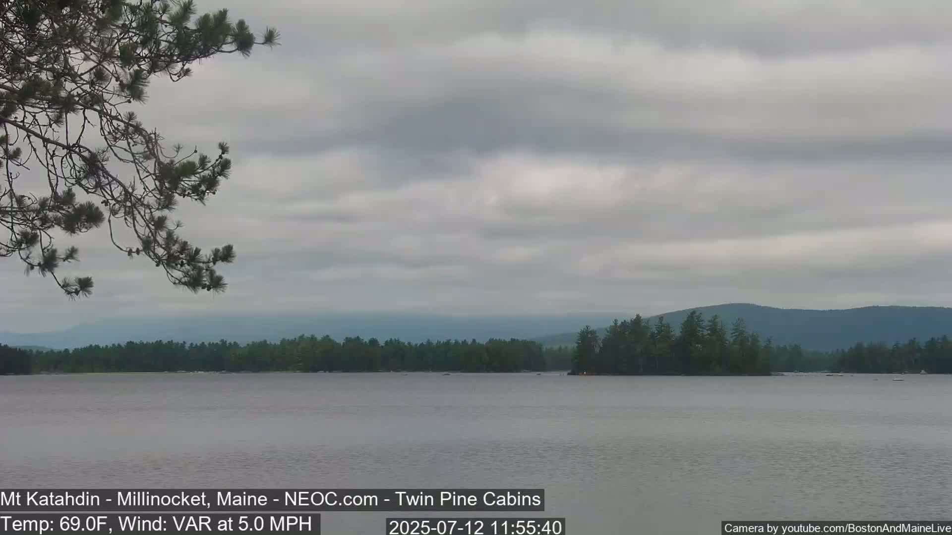 Mt Katahdin Live Cam - Millinocket, Maine, USA