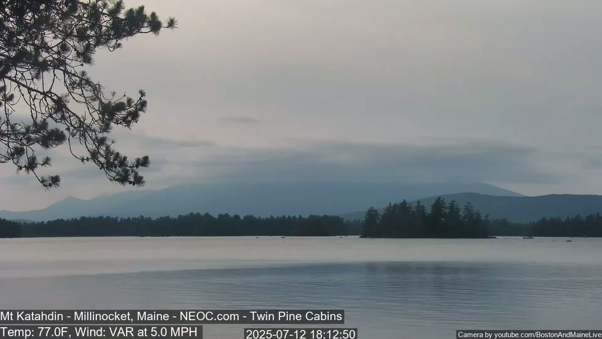 Mt Katahdin Live Cam - Millinocket, Maine, USA