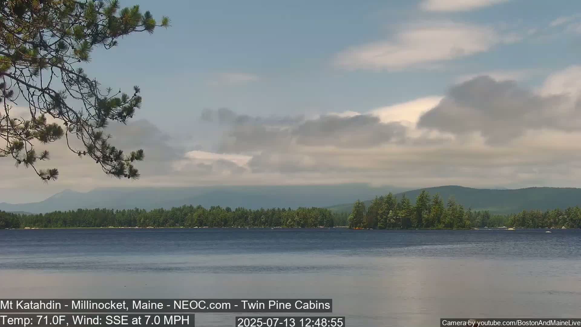 Mt Katahdin Live Cam - Millinocket, Maine, USA