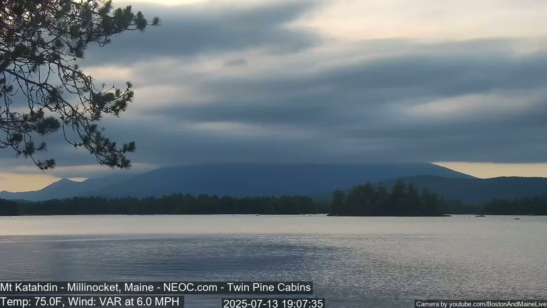 Mt Katahdin Live Cam - Millinocket, Maine, USA