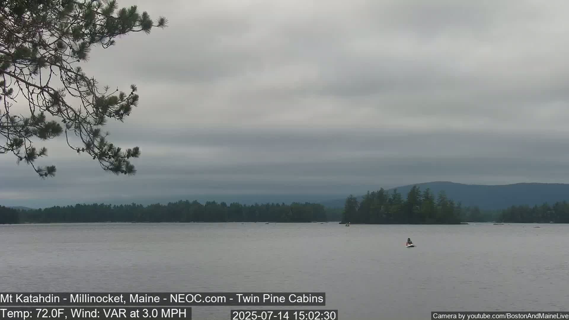 Mt Katahdin Live Cam - Millinocket, Maine, USA