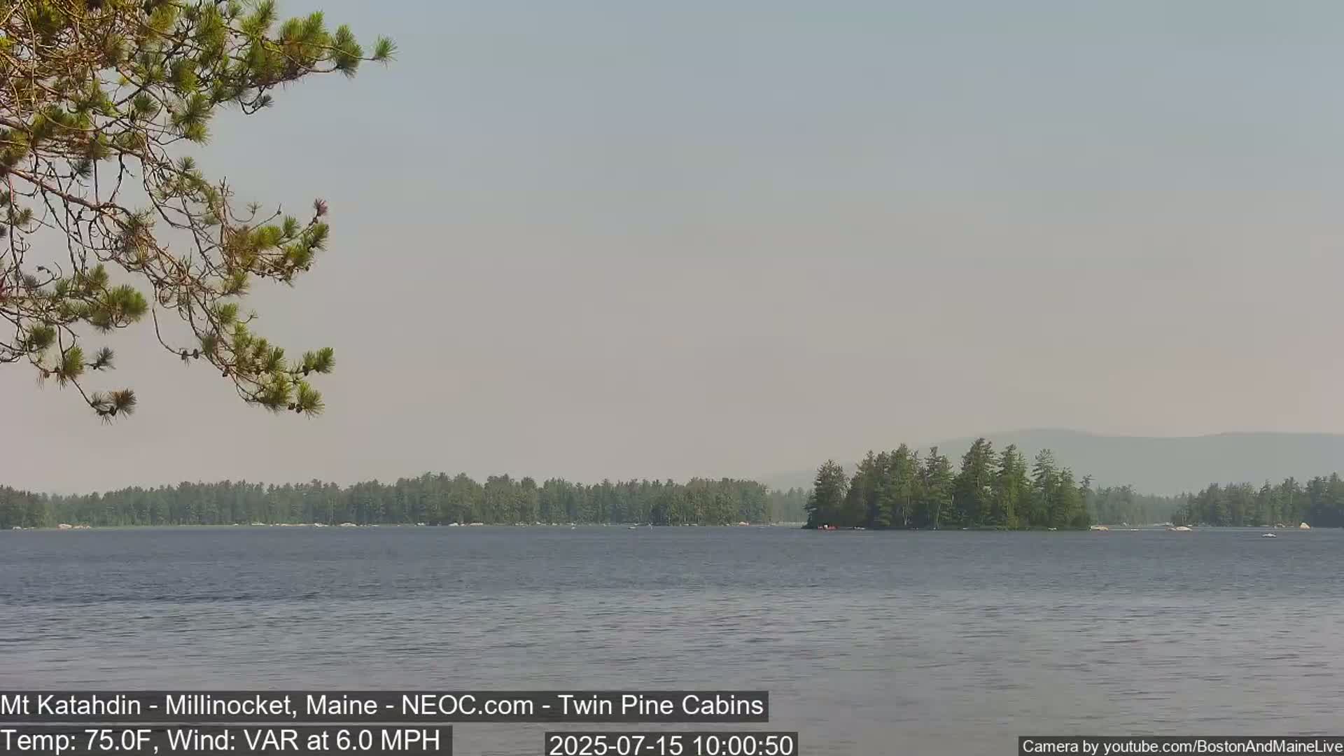 Mt Katahdin Live Cam - Millinocket, Maine, USA