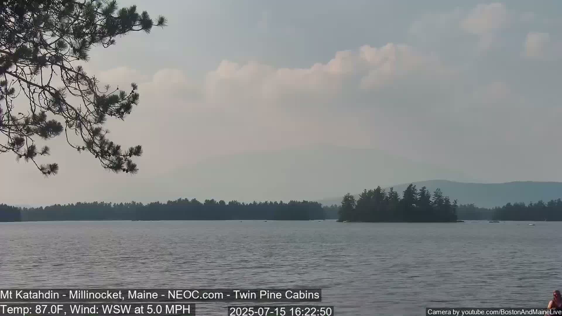 Mt Katahdin Live Cam - Millinocket, Maine, USA