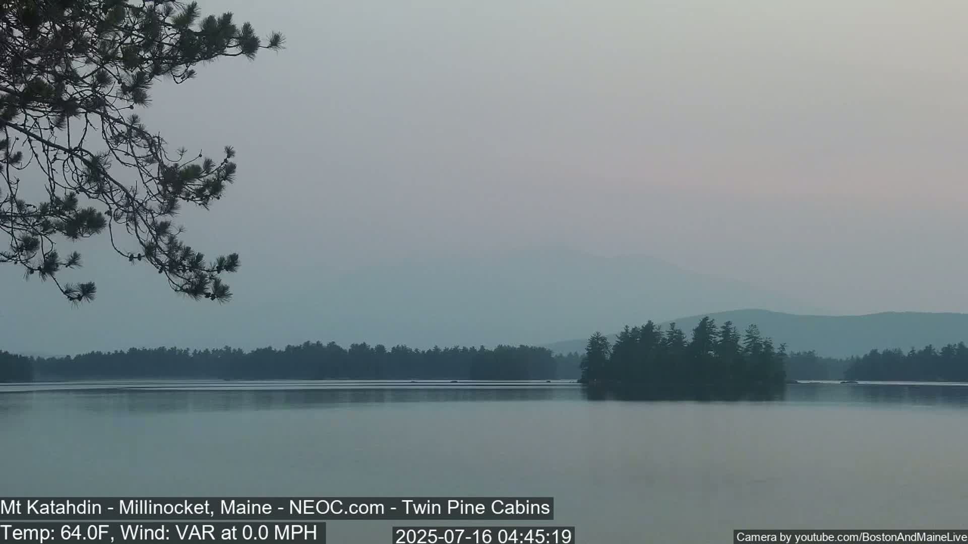 Mt Katahdin Live Cam - Millinocket, Maine, USA