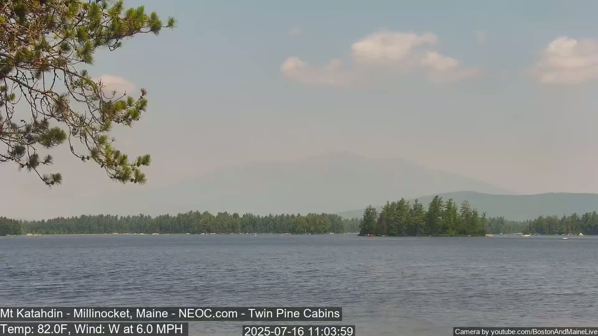 Mt Katahdin Live Cam - Millinocket, Maine, USA