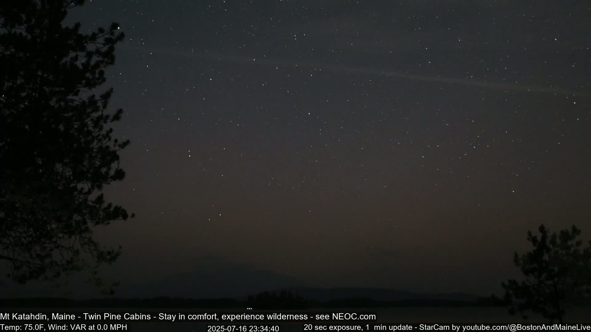 Mt Katahdin Live Cam - Millinocket, Maine, USA
