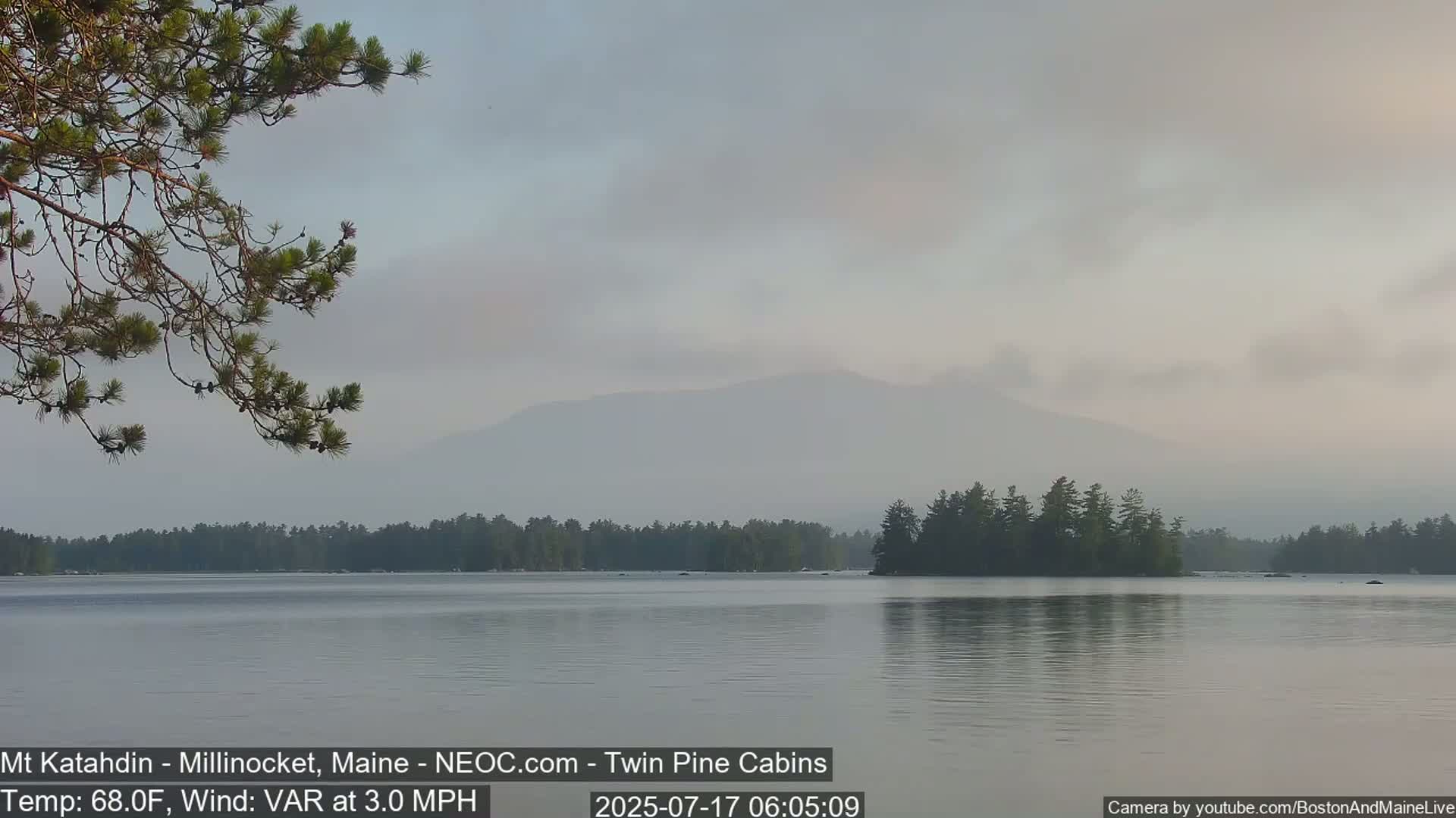 Mt Katahdin Live Cam - Millinocket, Maine, USA