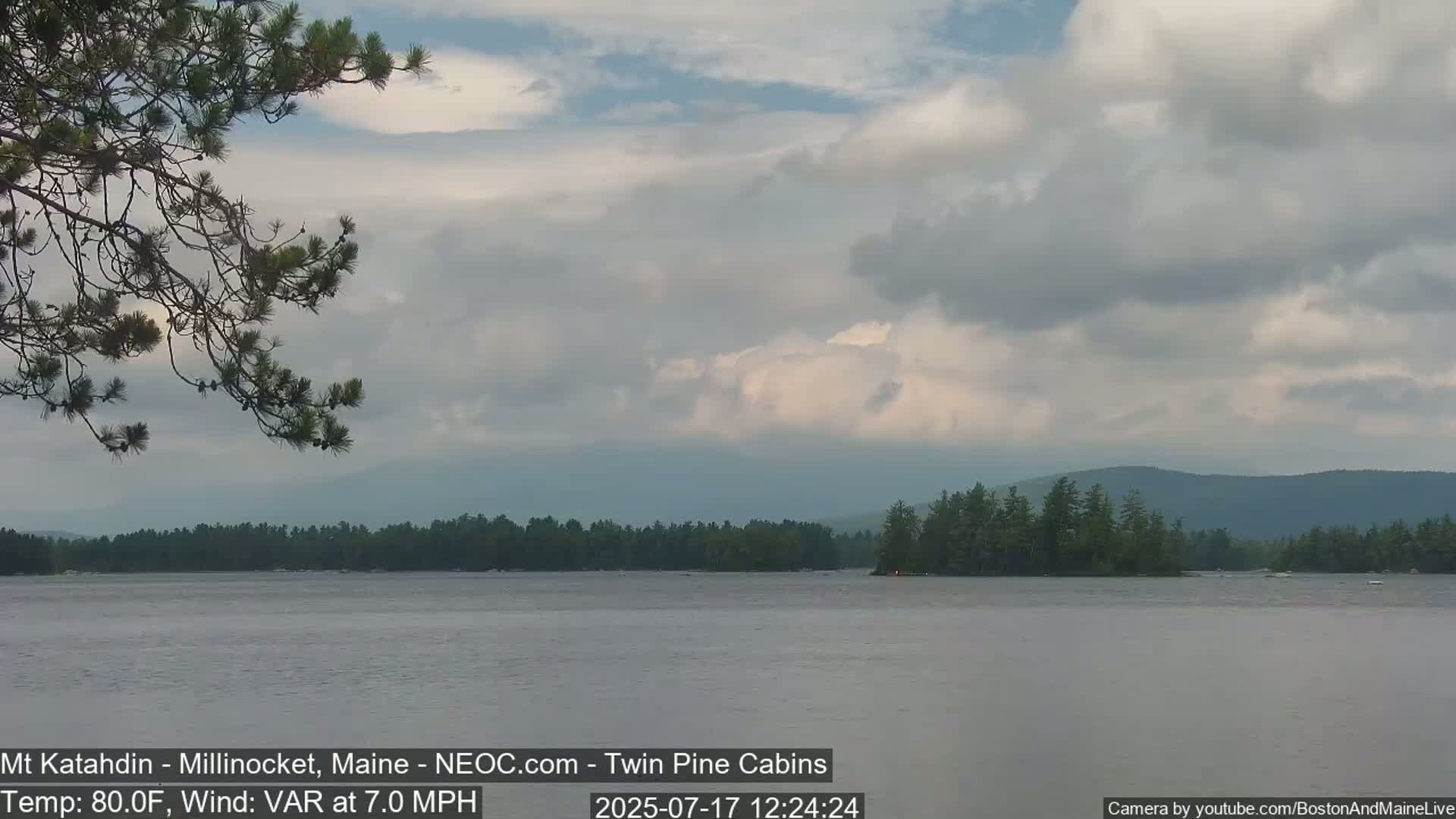 Mt Katahdin Live Cam - Millinocket, Maine, USA