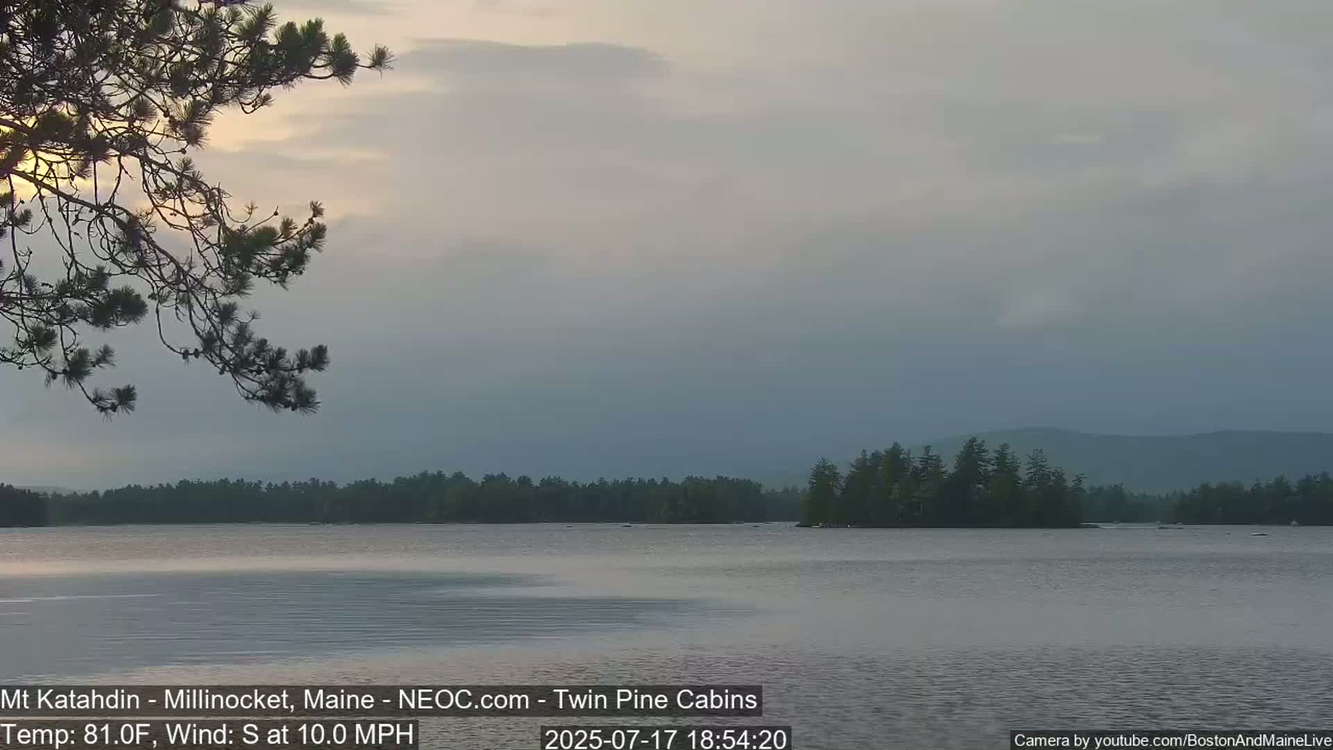 Mt Katahdin Live Cam - Millinocket, Maine, USA