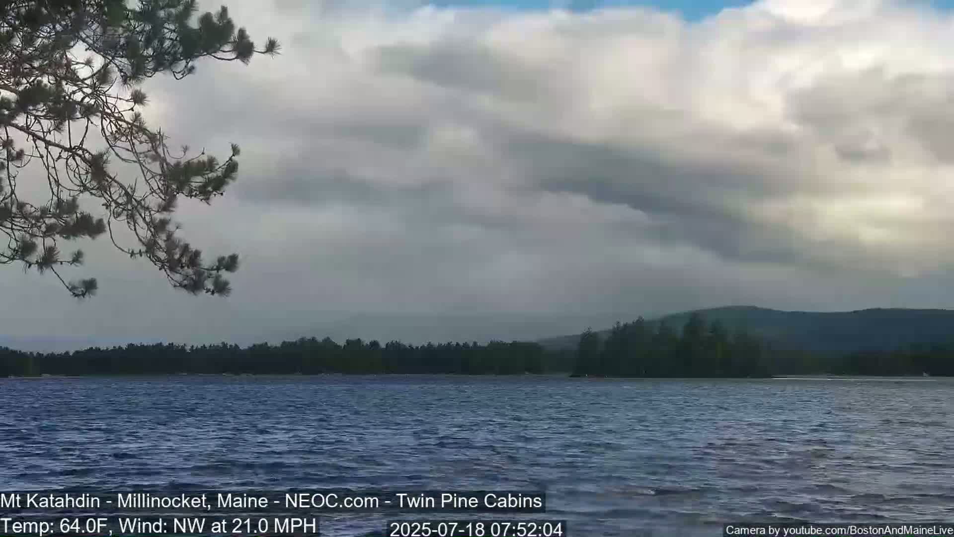 Mt Katahdin Live Cam - Millinocket, Maine, USA