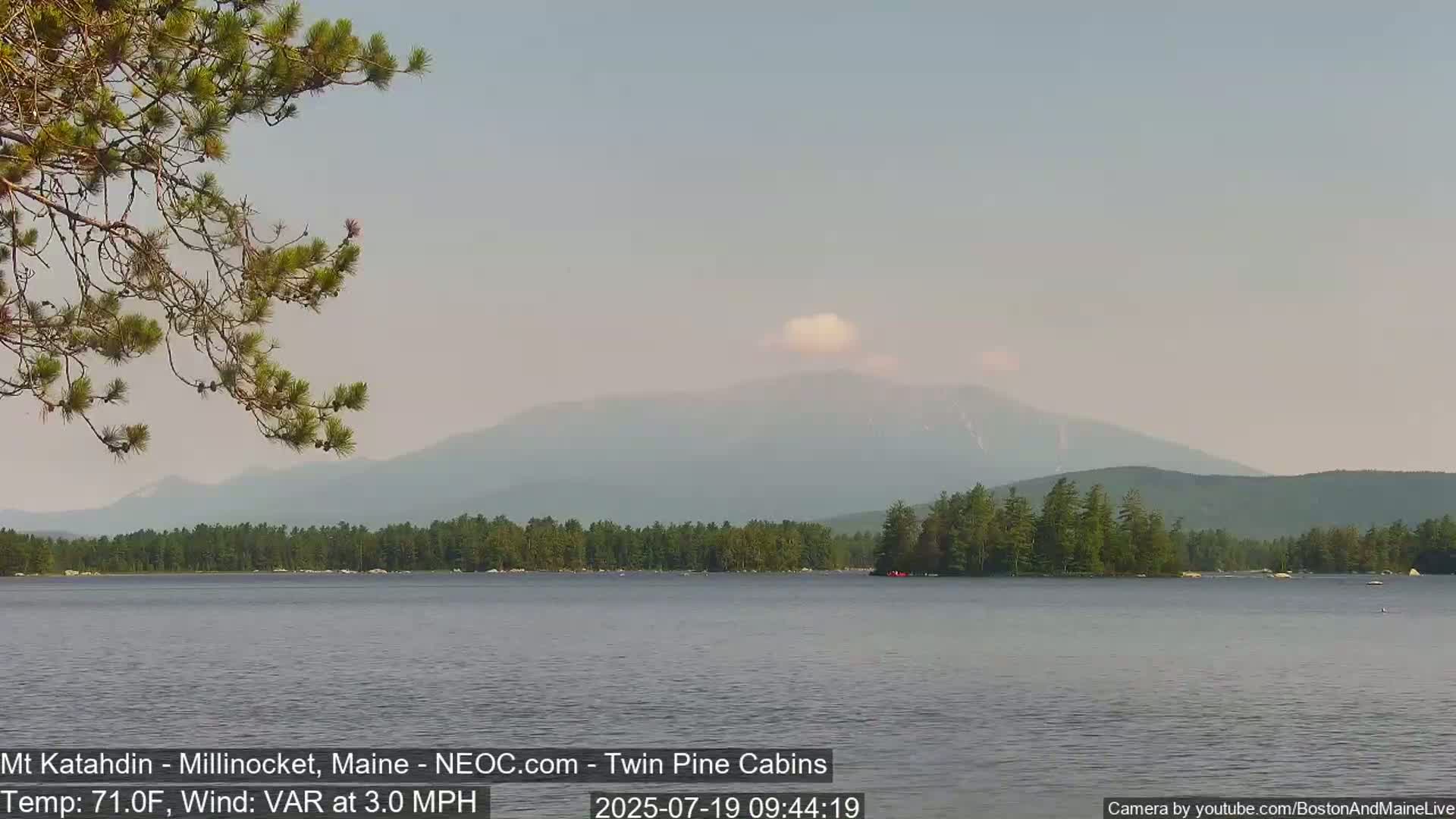 Mt Katahdin Live Cam - Millinocket, Maine, USA